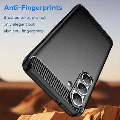 Carbon Fiber Brushed Texture TPU Phone Case