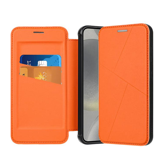 Magnetic Armor Series RFID Card Slots Leather Phone Case
