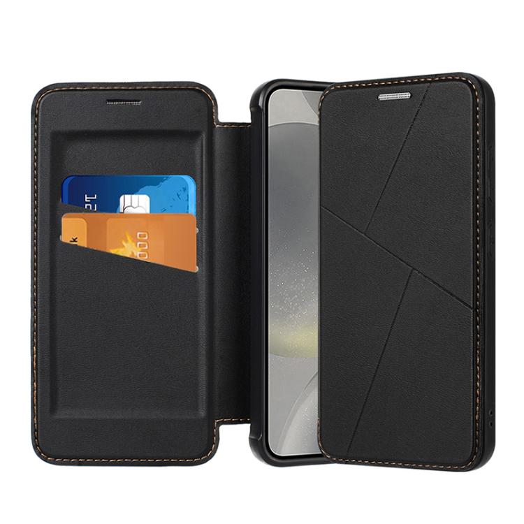 Magnetic Armor Series RFID Card Slots Leather Phone Case
