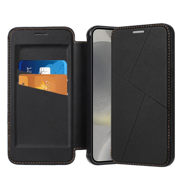 Magnetic Armor Series RFID Card Slots Leather Phone Case