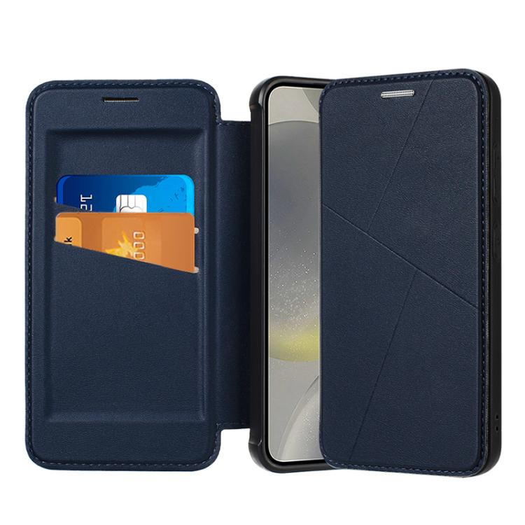 Magnetic Armor Series RFID Card Slots Leather Phone Case