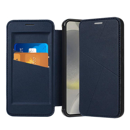 Magnetic Armor Series RFID Card Slots Leather Phone Case