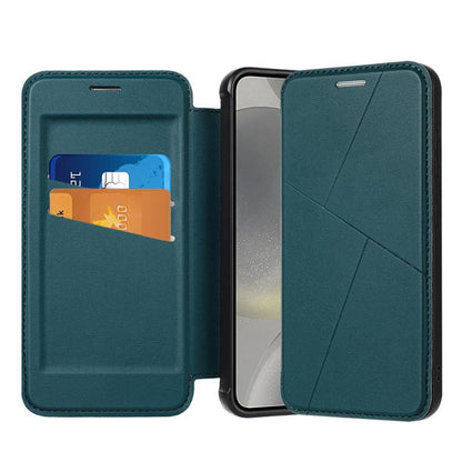 Magnetic Armor Series RFID Card Slots Leather Phone Case