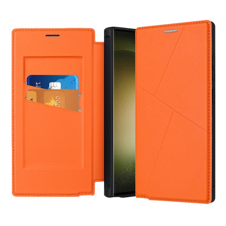 Magnetic Armor Series RFID Card Slots Leather Phone Case