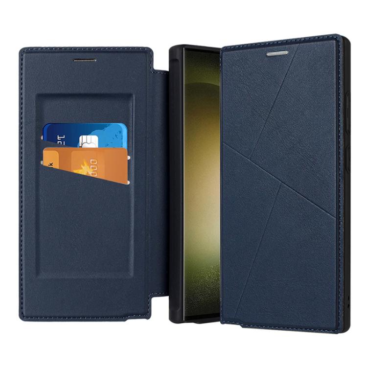 Magnetic Armor Series RFID Card Slots Leather Phone Case