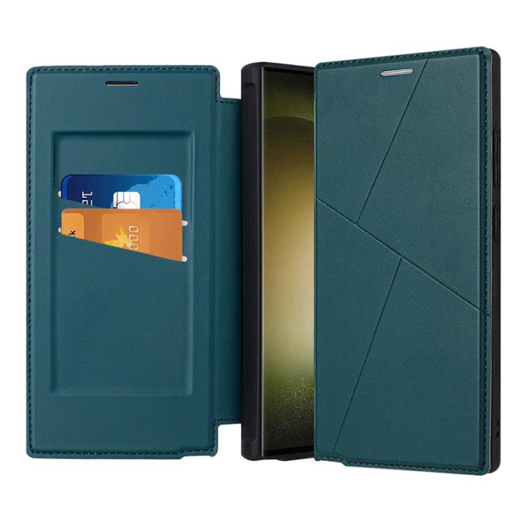 Magnetic Armor Series RFID Card Slots Leather Phone Case