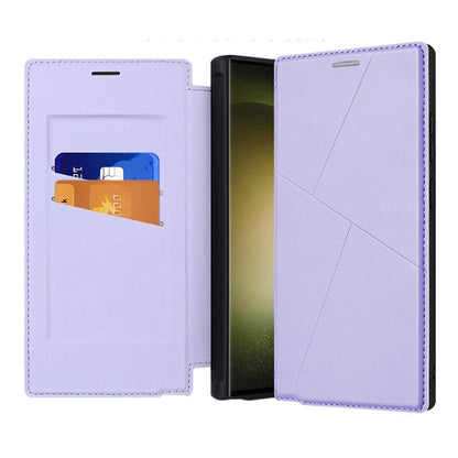 Magnetic Armor Series RFID Card Slots Leather Phone Case