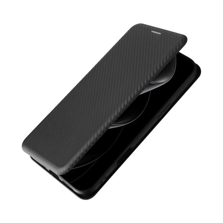 Carbon Fiber Texture Flip Leather Phone Case