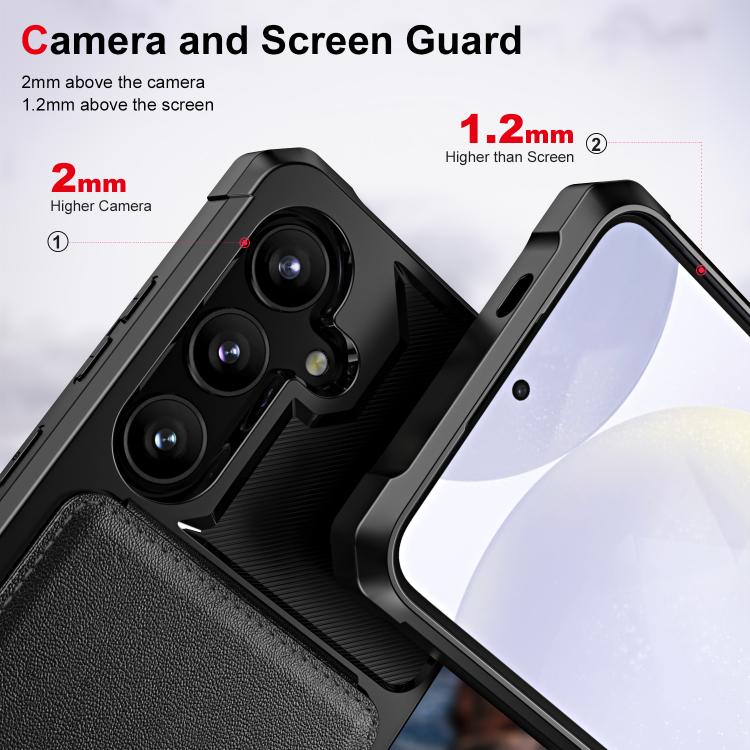 Vertical Flip Card Bag Holder Leather Phone Case