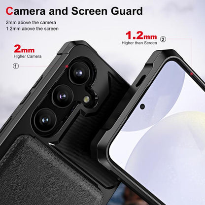 Vertical Flip Card Bag Holder Leather Phone Case