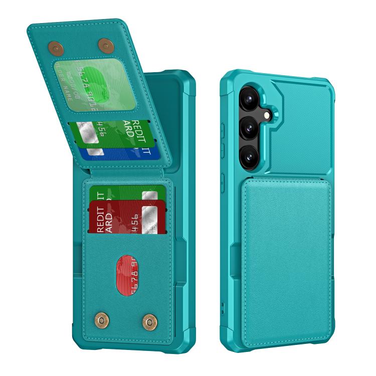 Vertical Flip Card Bag Holder Leather Phone Case