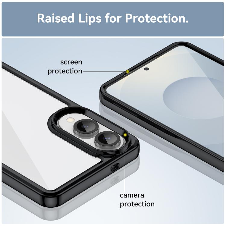 Colorful Series Acrylic Hybrid TPU Phone Case