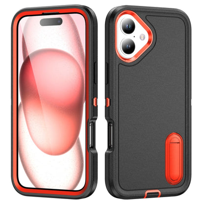 Rugged PC + Silicone Phone Case with Holder