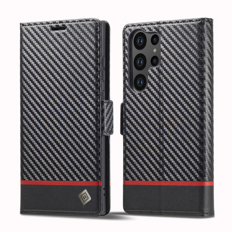LC.IMEEKE Carbon Fiber Leather Phone Case