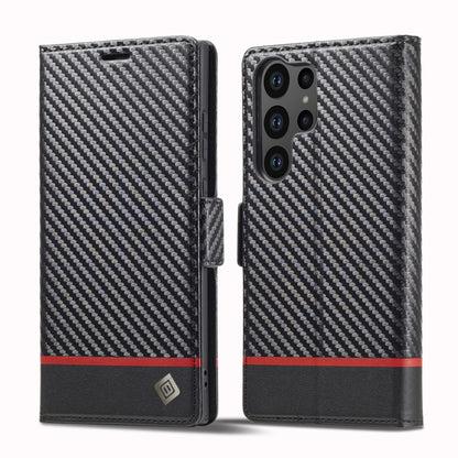LC.IMEEKE Carbon Fiber Leather Phone Case