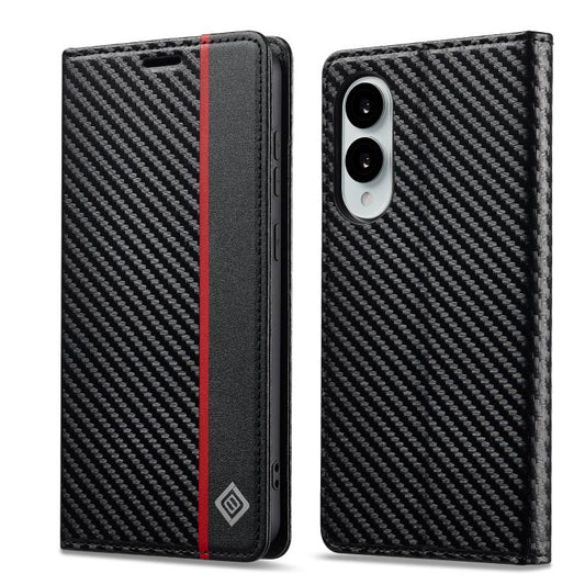 LC.IMEEKE Carbon Fiber Leather Phone Case