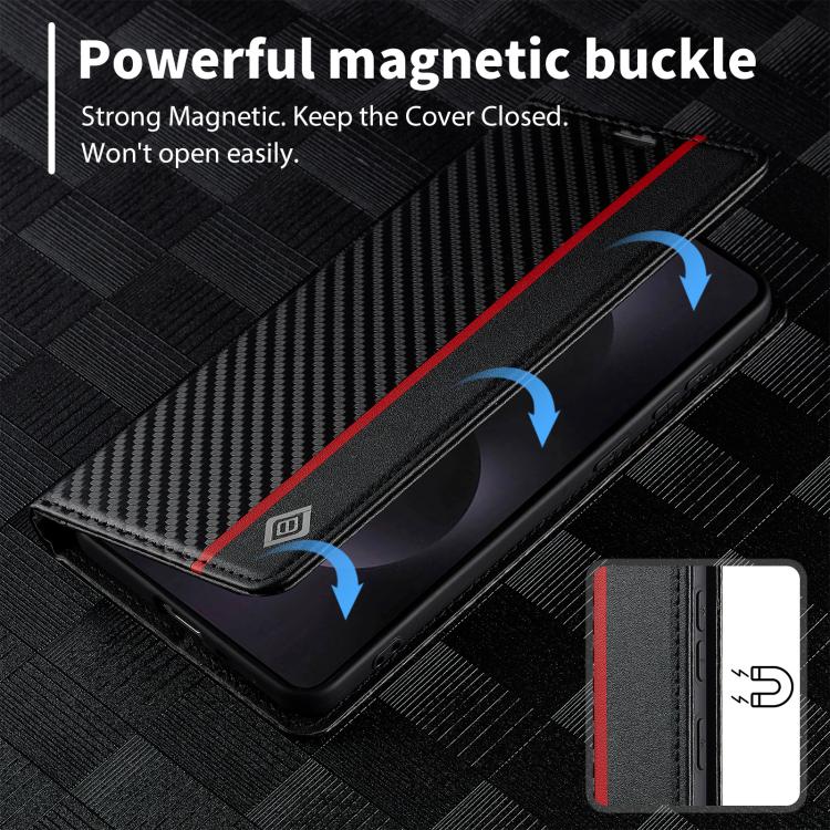 LC.IMEEKE Carbon Fiber Leather Phone Case