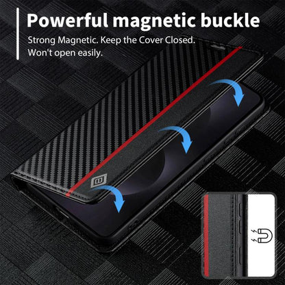 LC.IMEEKE Carbon Fiber Leather Phone Case