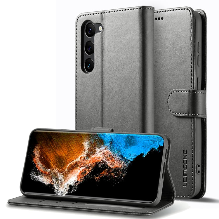 LC.IMEEKE Calf Texture Leather Phone Case