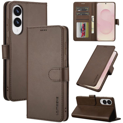 LC.IMEEKE Calf Texture Leather Phone Case