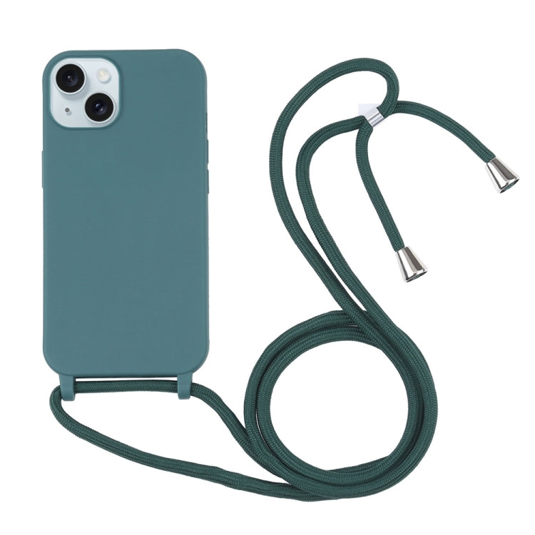 Candy Colors TPU Protective Phone Case with Lanyard
