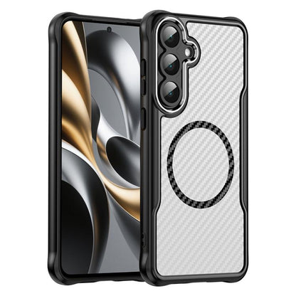 Carbon Fiber Texture MagSafe Translucent Phone Case