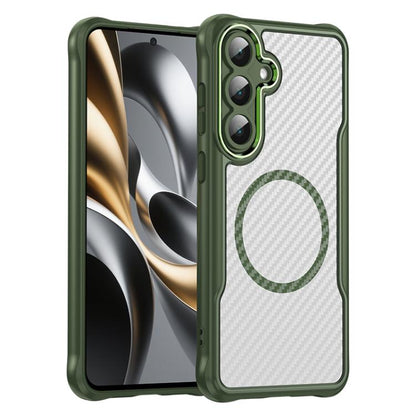 Carbon Fiber Texture MagSafe Translucent Phone Case