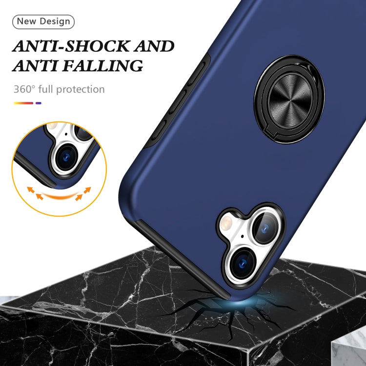 PC + TPU Magnetic Phone Case with Invisible Ring Holder
