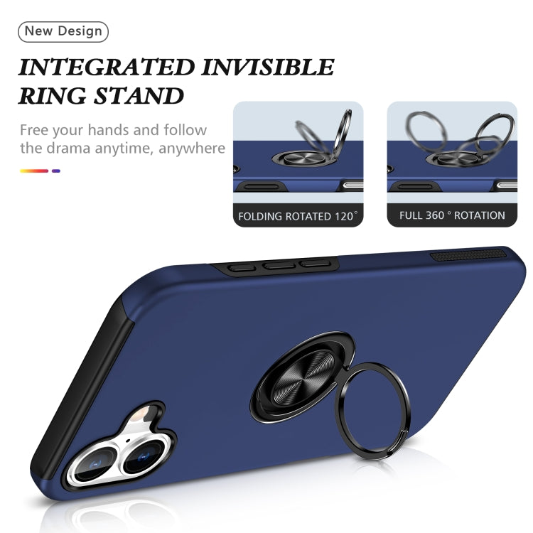 PC + TPU Magnetic Phone Case with Invisible Ring Holder