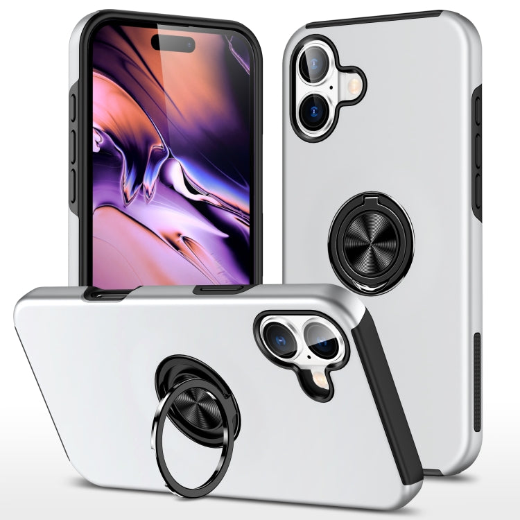 PC + TPU Magnetic Phone Case with Invisible Ring Holder