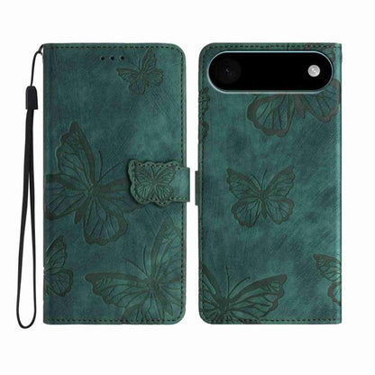 Skin-feel Embossed Butterfly Leather Phone Case