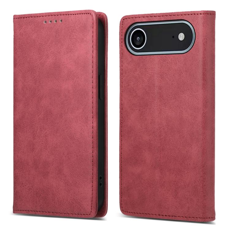 Business Solid Color Magnetic RFID Leather Phone Case