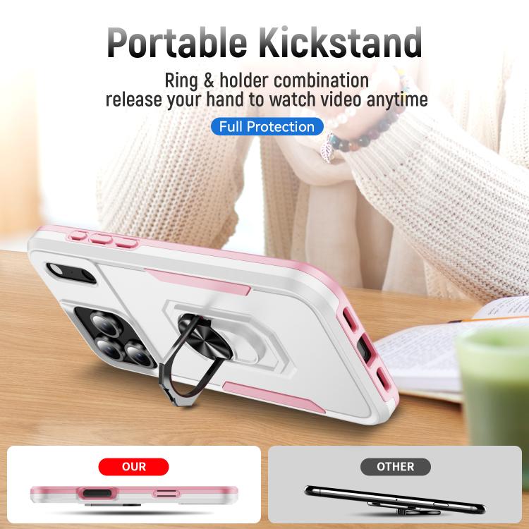 Pioneer Armor Heavy Duty PC + TPU Phone Case with Holder