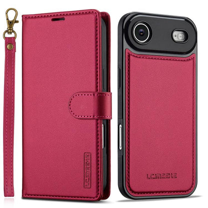 LC.IMEEKE L2 Series Detachable Magsafe PU Phone Case with Lanyard