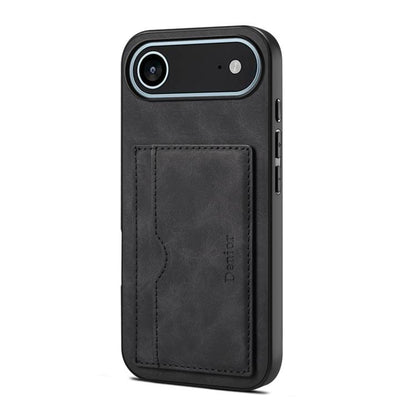 Denior D08 PU Single Card Slot Holder Phone Case
