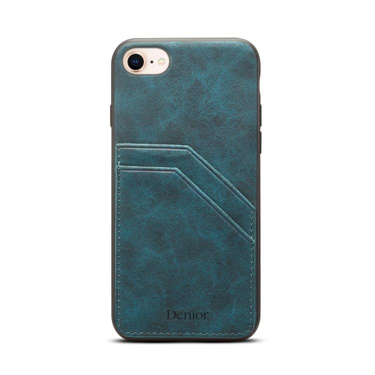 Denior D09 PU Dual Card Slot Back Cover Phone Case
