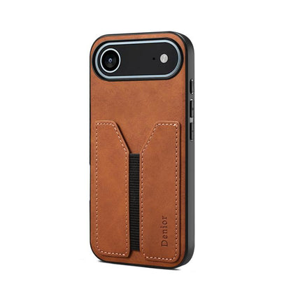 Denior D07 DV Elastic Card Slot PU Back Cover Phone Case