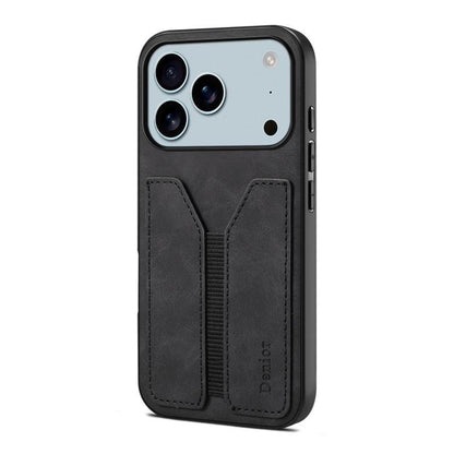 Denior D07 DV Elastic Card Slot PU Back Cover Phone Case