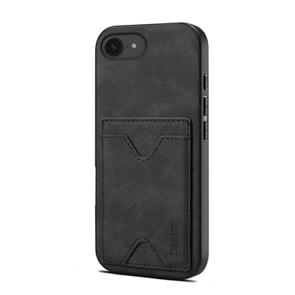 Denior D06 PU Back Cover Card Slot Holder Phone Case