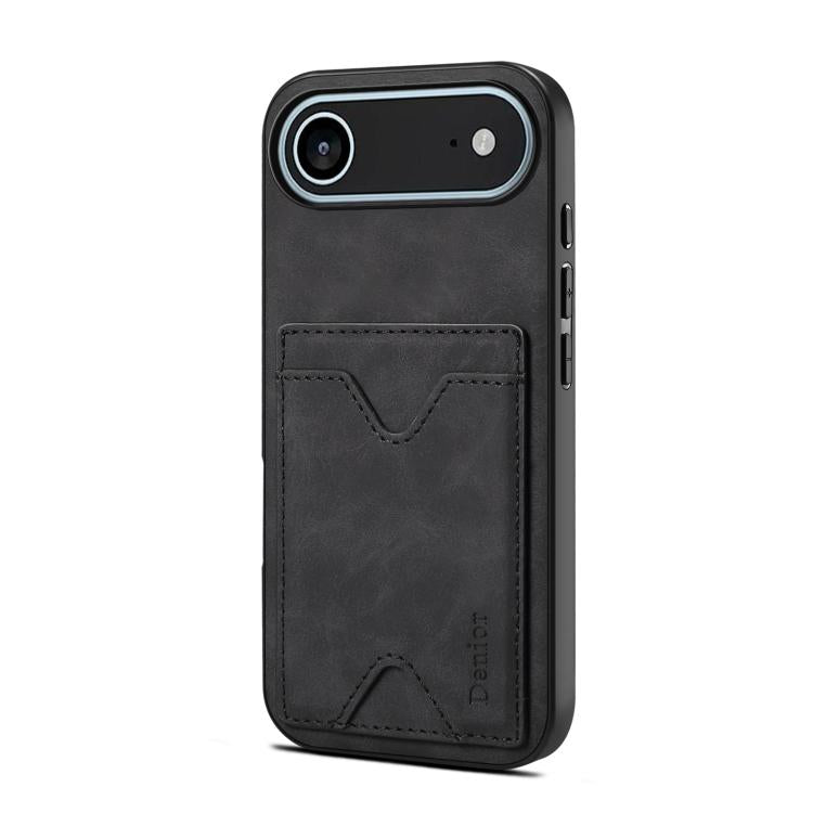 Denior D06 PU Back Cover Card Slot Holder Phone Case