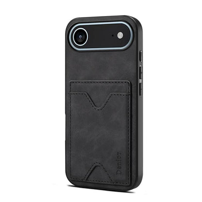 Denior D06 PU Back Cover Card Slot Holder Phone Case