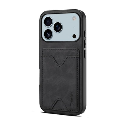Denior D06 PU Back Cover Card Slot Holder Phone Case