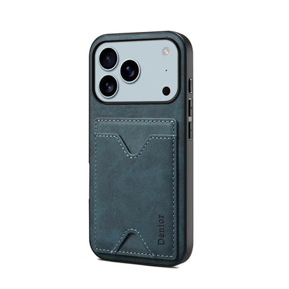 Denior D06 PU Back Cover Card Slot Holder Phone Case