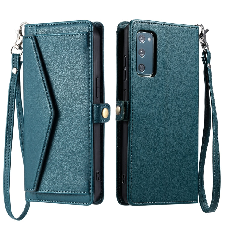 Wallet Multi-card Slot Leather Phone Case with Lanyard