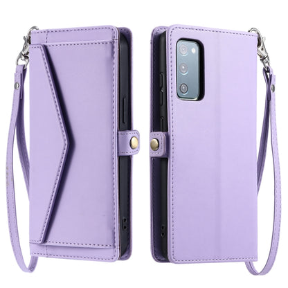 Wallet Multi-card Slot Leather Phone Case with Lanyard
