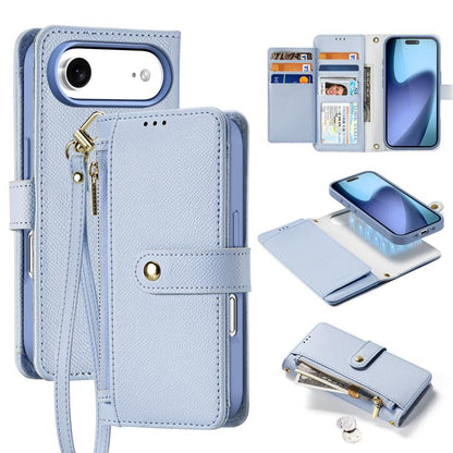 DUX DUCIS Lawa Series 2 in 1 Wallet Zipper Detachable MagSafe Phone Case with Lanyard