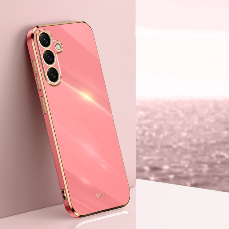 XINLI Straight Edge 6D Electroplate TPU Phone Case