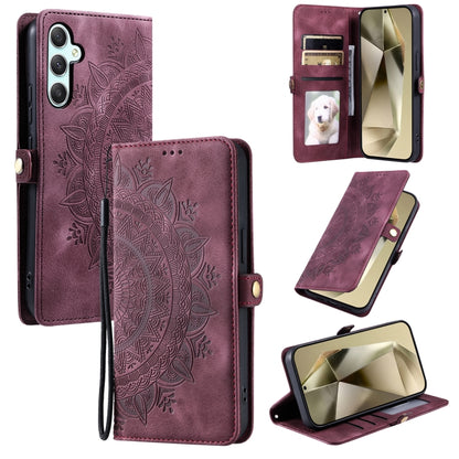 Skin Feel Totem Embossed Leather Phone Case