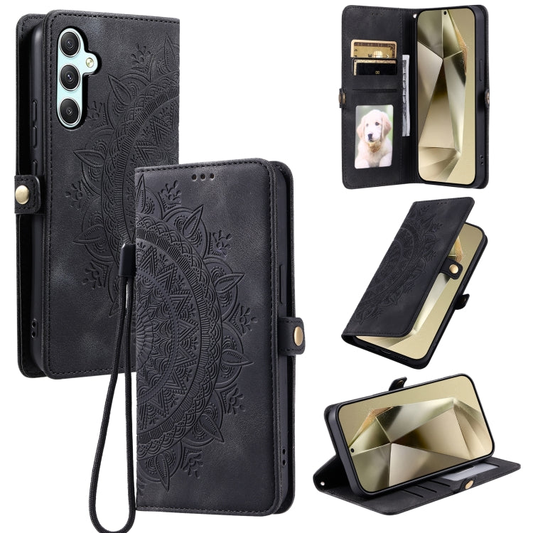 Skin Feel Totem Embossed Leather Phone Case
