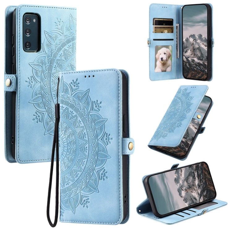 Skin Feel Totem Embossed Leather Phone Case